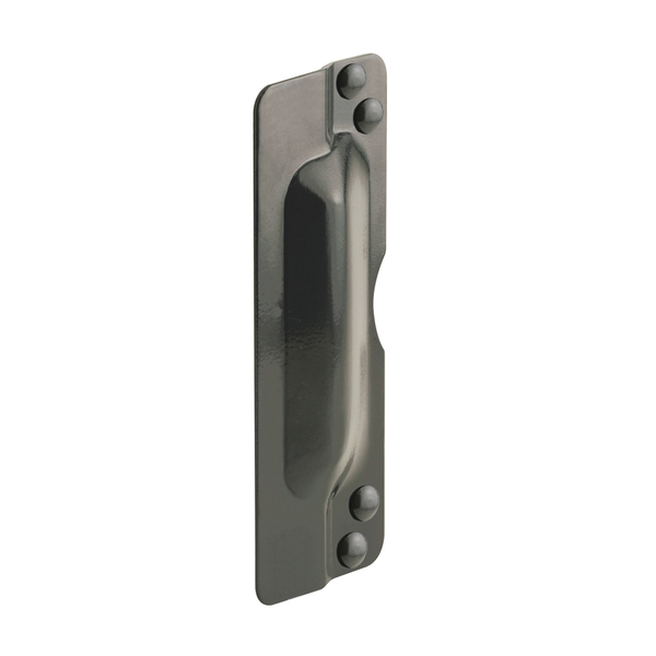 Prime-Line Steel Latch Guard Plate Cover for Out-Swinging Doors, Bronze 1 Set U 9504
